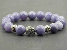 Carica l&#39;immagine nel visualizzatore di Gallery, Zen braccialetto etnico Thurcolas con perle di quarzo blu e perline Buddha... - Ilgrandebazar