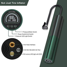 Carica l'immagine nel visualizzatore di Gallery, ICARMAINT Compressore Portatile Mini Pompa Bicicletta Elettrica 3000mAh...