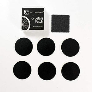 VeloChampion - Kit di toppe autoadesive leggere per riparazione pneumatici...