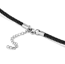 Carica l&#39;immagine nel visualizzatore di Gallery, BESTEEL Gioielli 3MM in Pelle Ciondolo Tai Chi Collana per Uomo E Donna... - Ilgrandebazar