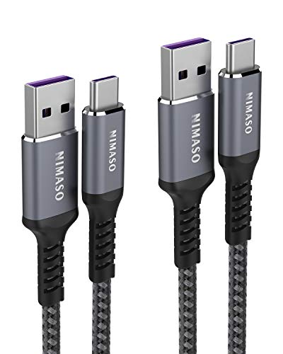 Nimaso Huawei Cavo USB C 5A[2Pezzi/1M+2M], Type-C Supercharge 1M+2M - Ilgrandebazar