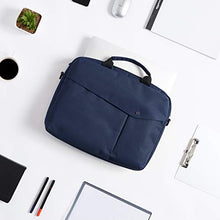 Carica l&#39;immagine nel visualizzatore di Gallery, AmazonBasics, cartella da ufficio, per laptop 38, blu navy Blu