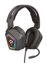Carica l'immagine nel visualizzatore di Gallery, Trust GXT 450 Blizz Cuffie gaming RGB suono surround virtuale 7.1