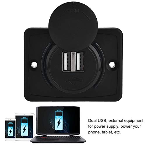 Presa USB Auto Doppia 3.1A 12V – Caricabatterie Impermeabile Per Veicoli, Yacht, Camper