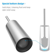 Carica l&#39;immagine nel visualizzatore di Gallery, Homemaxs Scopino Bagno e Portascopino WC, per WC in Acciaio... - Ilgrandebazar