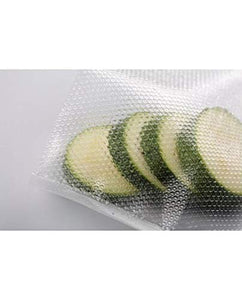 Palucart Buste sottovuoto alimenti sacchetti goffrati 105 micron 25x35 - Ilgrandebazar