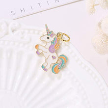 Carica l'immagine nel visualizzatore di Gallery, BigNoseDeer Collana per Bambini Unicorno Ragazze Rainbow Cloud Gioielli... - Ilgrandebazar