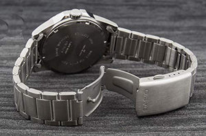 Casio Orologio Analogico al Quarzo Uomo con Cinturino in Acciaio Inox Blu - Ilgrandebazar
