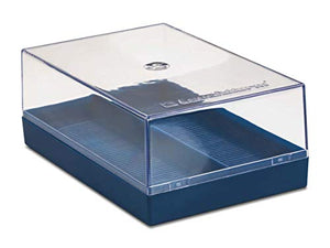 Leuchtturm 315511 scatola di plastica per 100 cartoncini monete, Blu - Ilgrandebazar