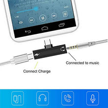 Carica l&#39;immagine nel visualizzatore di Gallery, jack usb c, 2 in 1 Aux USB Tipo C Adattatore Jack Cuffie 3,5 mm Audio...