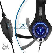 Carica l&#39;immagine nel visualizzatore di Gallery, Beexcellent GM-1, Cuffie Gaming con microfono da Gioco Bass Nero/Blu