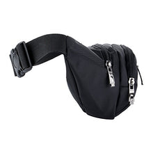 Carica l'immagine nel visualizzatore di Gallery, AirZyx Marsupio Sportivo Running Outdoor Escursioni Cintura Corsa da Nero