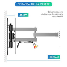 Carica l'immagine nel visualizzatore di Gallery, Famgizmo Inclinare Orientabile Supporto 10"-30" Inclinabile/Girevole - Nero - Ilgrandebazar