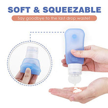Carica l'immagine nel visualizzatore di Gallery, MoKo Bottiglie da Viaggio in Silicone, 4X 89ml Contenitori con Colorato A