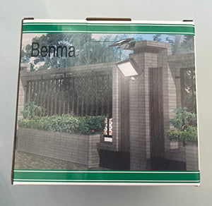 Benma Lampade solari da esterni, luci solari, Lampade da parete per esterni, luci solari da giardino con sensore di movimento, angolo di illuminazione 120°, 5 m