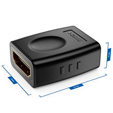 Carica l'immagine nel visualizzatore di Gallery, deleyCON HDMI Adattatore Frizione Connettore - 2x Standard Femmina Tipo... - Ilgrandebazar