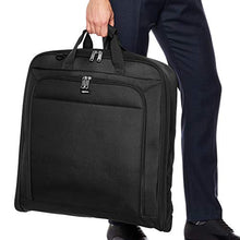 Carica l'immagine nel visualizzatore di Gallery, AmazonBasics - Borsa porta abiti Premium XL, Nero, 1,14 m 1.14m, Nero