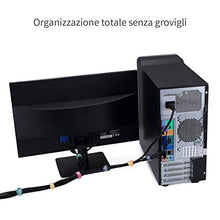 Carica l'immagine nel visualizzatore di Gallery, Fascette per Cavi Riutilizzabili，50 Pezzi Trilancer Fermacavi Nere