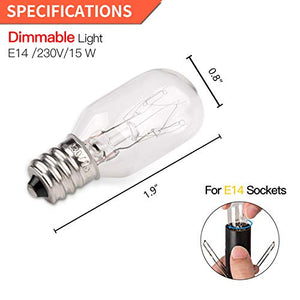 Betus [Sostituzione Originale Durevole Attacco E14 dimmerabile da 15 15 Watt - Ilgrandebazar