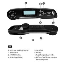 Carica l&#39;immagine nel visualizzatore di Gallery, DOQAUS Termometro da Cucina, Lettura Istantanea 3S, Carne...