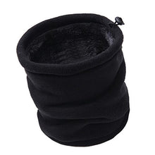 Carica l&#39;immagine nel visualizzatore di Gallery, QXuan Fleece Scaldacollo Uomo Donna Collo Pile Termico Invernale Sport Nero - Ilgrandebazar