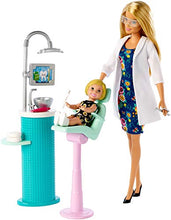 Carica l&#39;immagine nel visualizzatore di Gallery, Barbie- Carriere Dentista Playset con Due Bambole, Sedia Operatoria e... - Ilgrandebazar