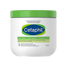 Carica l&#39;immagine nel visualizzatore di Gallery, Cetaphil Crema Idratante Viso e Corpo, per Pelle Secca, Sensibile e Danneggiata, Idrata Fino a 48 Ore, Formula Arricchita, Senza Profumo, Formato 450g