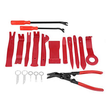 Carica l&#39;immagine nel visualizzatore di Gallery, EBTOOLS 19Pcs Strumento di Rimozione Auto Kit Utensile Smontaggio, rosso - Ilgrandebazar