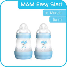 Carica l'immagine nel visualizzatore di Gallery, MAM 99919211 Biberon Anticolica da 160 ml, Confezione Doppia, Bambino, Junge