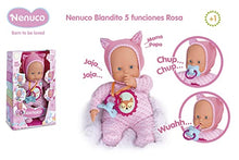 Carica l&#39;immagine nel visualizzatore di Gallery, Nenuco Soft - 5 Funzioni, Come Un Vero Bimbo: Piange, Ride Dice Mamma e Papà, Fa I Suoni Del Ciuccio E Può Mettere Il Dito In Bocca , Rosa, Famosa, 700014781