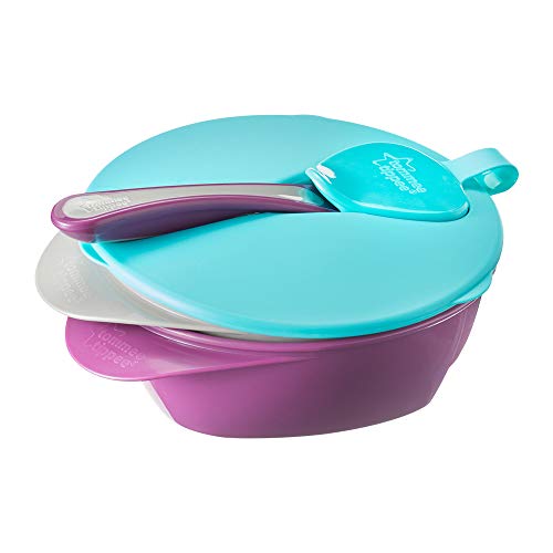 Tommee Tippee Explora Ciotola Svezzamento C/Coperchio, Colori Multicolore