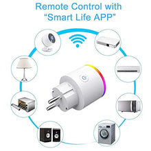 Carica l&#39;immagine nel visualizzatore di Gallery, Presa Intelligente EMC Italy | Spina WiFi con LED RGB e Monitor Consumo...