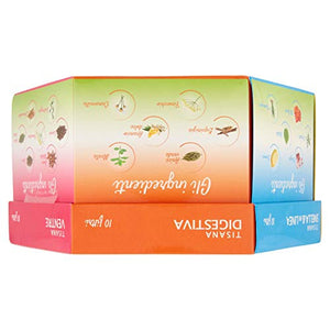 Equilibra Cofanetto Tisane, Multicolore, 0.32 Gr