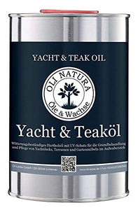OLI-NATURA yacht e olio di teak (olio legno per la protezione legni...