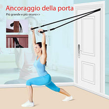 Carica l&#39;immagine nel visualizzatore di Gallery, OMORC Set di Fasce Resistenza - 5 Bande Elastiche in Lattice con...