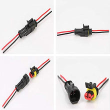 Carica l&#39;immagine nel visualizzatore di Gallery, moinkerin 5 Pezzi Connettori Elettrici Impermeabili per Auto a 2 Pin Spina...