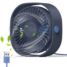 Carica l'immagine nel visualizzatore di Gallery, Ventilatore USB,Cshare Mini Portatile USB con 3 velocità...