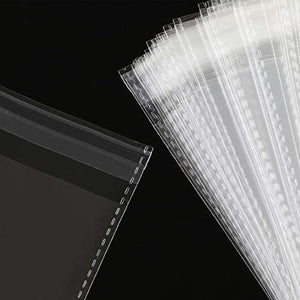 Gwhole 100pz Sacchettini Plastica Trasparenti Sacchetti Piccoli 100pz, Beige - Ilgrandebazar