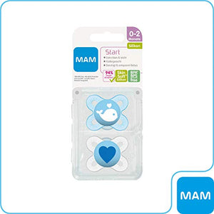 MAM 66643811 - Start, Ciuccio in silicone 0-2 mesi, confezione doppia,... - Ilgrandebazar