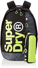 Carica l'immagine nel visualizzatore di Gallery, Superdry Academy Freshman, Zaino Uomo, 33x43x10 cm (W x H x Nero (Black/Grey)