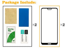 Carica l&#39;immagine nel visualizzatore di Gallery, Eachy Vetro Temperato Huawei P20 Lite, [2 Pezzi] Pellicola Protettiva Huawei P20 Lite/Huawei Nova 3e Protezione Schermo Copertura Completa Bordo a Bordo 5,84 Pollici-Nero