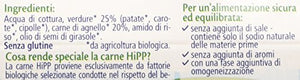 Hipp Omogeneizzato Agnello con Verdure - 24 vasetti da 80 g - Ilgrandebazar