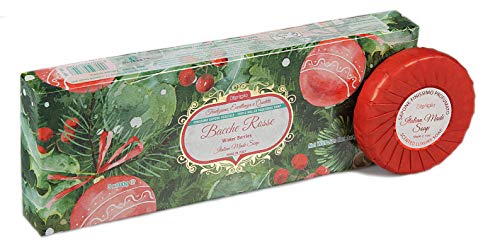 Scatola regalo 3 saponi vegetali da 100 gr con olio d’oliva, confezionati a... - Ilgrandebazar