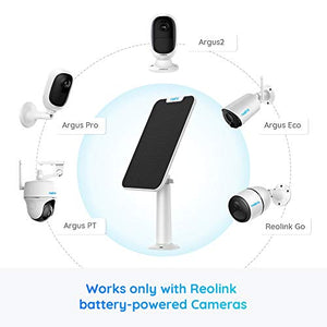 Reolink Pannello Solare per Telecamera Esterna di Sicurezza Bianco