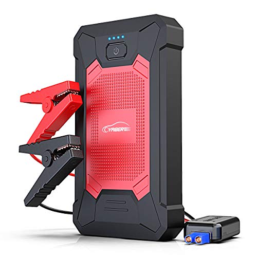 YABER Avviatore Batteria Auto, 800A 12000mAh Booster Avviamento Auto...