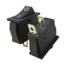 Carica l'immagine nel visualizzatore di Gallery, Taiss / 8Pcs AC 250V / 15A, 125V / 20A, Nero ON/off SPST 2 Pin 2 Posizione...
