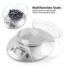 Carica l&#39;immagine nel visualizzatore di Gallery, ETEKCITY Bilancia da Cucina Digitale Elettronica 5kg/11lb, Chiaro - Ilgrandebazar