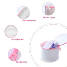 Carica l'immagine nel visualizzatore di Gallery, BillyBath - Rete per lavatrici, per lavatrice, grande sacchetto per biancheria, per calze, reggiseni, biancheria intima e lingerie, set da 4 pezzi, rosa