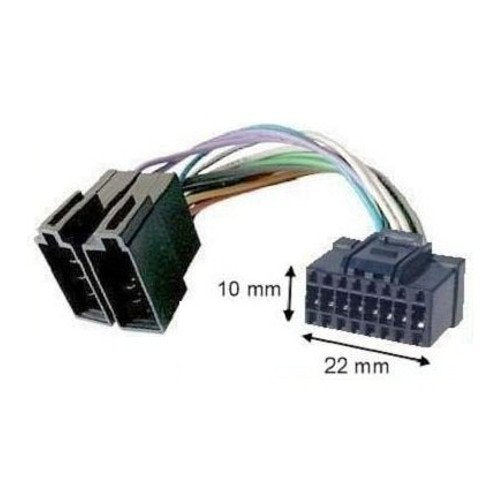 Cavo adattatore ISO Autoradio Alpine 16 Pins Nero TechExpert nero - Ilgrandebazar
