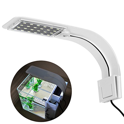 UEETEK LED Luce dell'acquario,Super Sottile Clip-on Lampada con spina EU per... - Ilgrandebazar